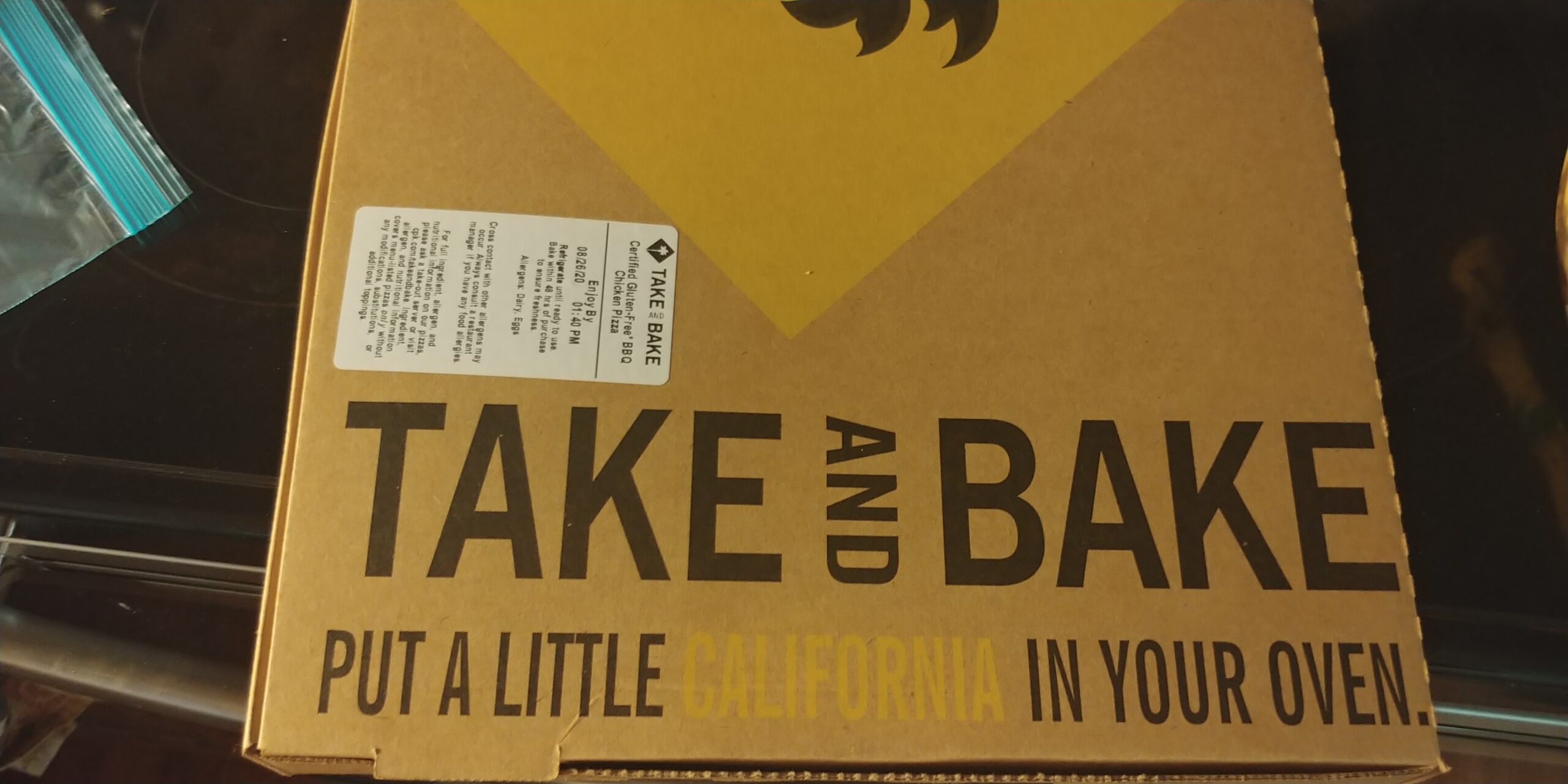 Take and Bake California Pizza Kitchen