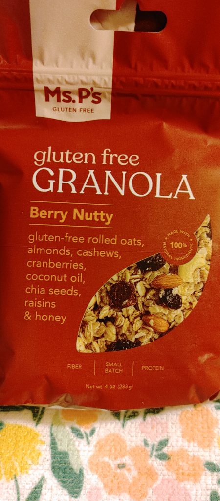 Berry Nutty gluten free granola.